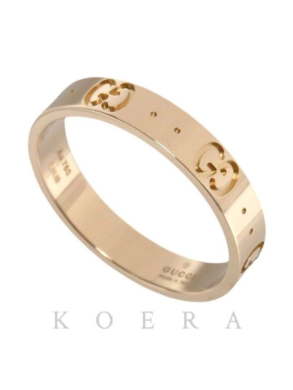 Gucci 18k Pink Gold Icon Ring
